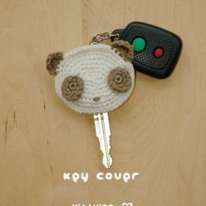 Panda Key Cover Crochet Pattern - Chart..
