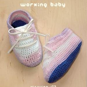 Working Baby Booties Pattern, Symbol Diagram (pdf)..