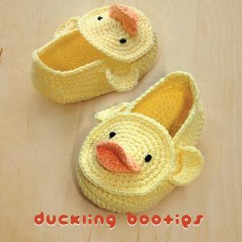 Duck Duckling Baby Booties Crochet ..