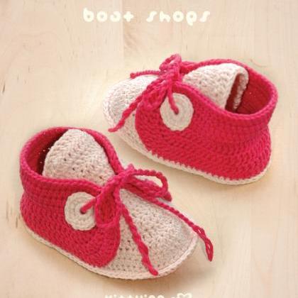 Crochet Pattern Baby Boat Shoes Baby Crochet..