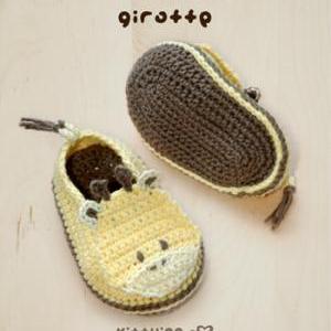 Giraffe Baby Booties Crochet PATTER..