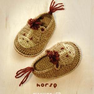 Horse Baby Booties Crochet Pattern Horse Preemie..