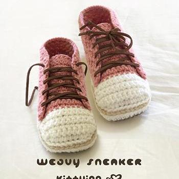 Crochet Pattern Sneakers Woman Snea..