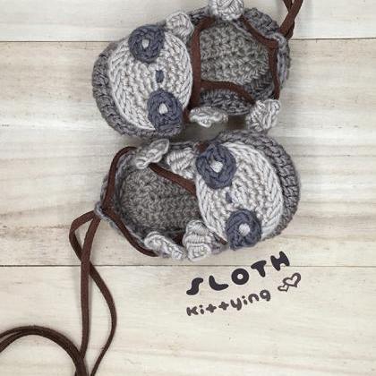 Crochet Pattern Sloth Booties - Slo..