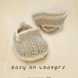 Khaki Easy On Loafers Crochet Pattern, Symbol..