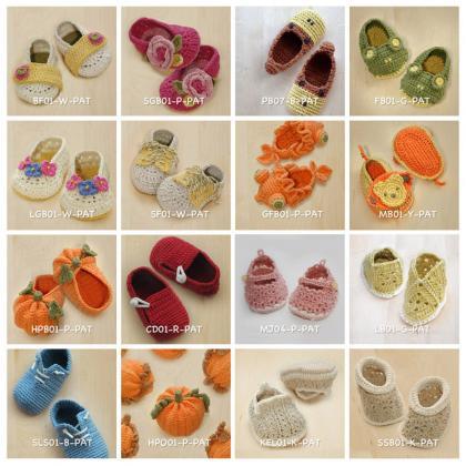 Crochet Pattern 10 For Usd43 Baby Booties By..