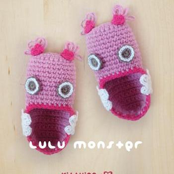 Crochet Pattern - Lulu Monster Baby..