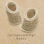 Spring Summer Khaki Boots Crochet Pattern, Symbol..