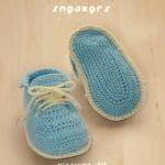 Baby Sneakers Crochet PATTERN, SYMB..