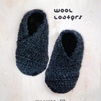 Crochet Pattern Wool Toddler Loafers Toddler..