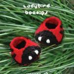 Crochet Pattern Ladybird Booties Cr..