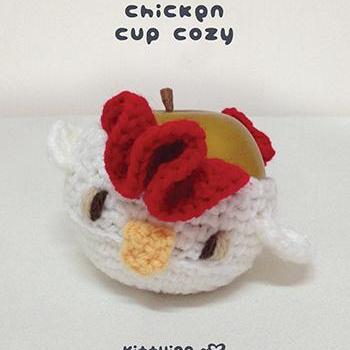 Crochet Pattern Chicken Fruit Cozy Rooster Apple..