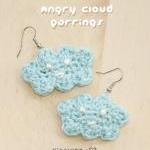 Crochet Angry Cloud Earrings PATTER..