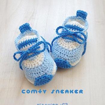 Crochet Preemie Pattern Comfy Preemie Sneakers..