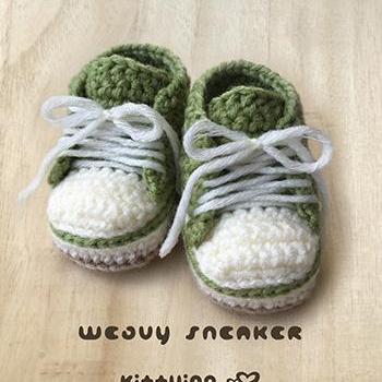 Crochet Baby Pattern Weavy Baby Sneakers Crochet..