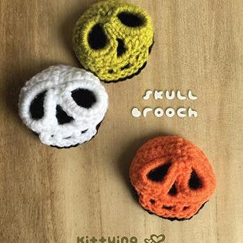 Halloween Crochet Pattern Skull Bro..