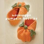 Halloween Pumpkins Baby Booties Crochet PATTERN, PDF - Chart & Written Pattern