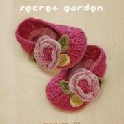 Secret Garden Ballerina Crochet PATTERN, SYMBOL CHART (pdf)