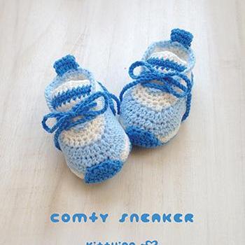 Crochet Preemie Pattern Comfy Preemie Sneakers Crochet 18 inch Doll Shoes American Girl 18&quot; Doll Shoe Size Crochet Booties Crochet Pattern Newborn Shoes