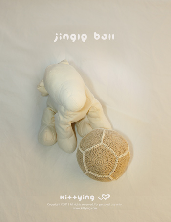 Jingle Ball Crochet PATTERN, SYMBOL DIAGRAM (pdf) by kittying