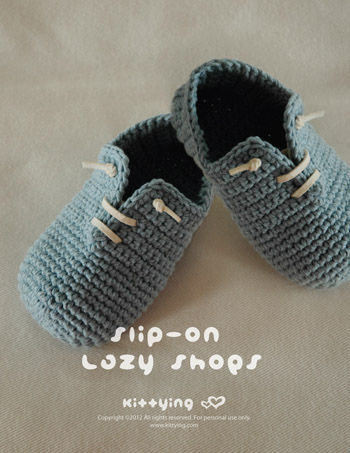 Slip-On Toddler Lazy Shoes Crochet PATTERN, PDF - Chart & Written Pattern