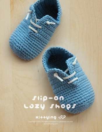 Crochet Pattern Slip-on Baby Lazy Shoes Crochet Pattern, Pdf - Chart & Written Pattern By Kittying