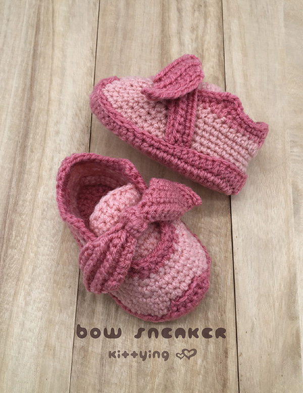 Crochet Baby Shoes Pattern For Toddler Bow Sneakers Crochet Patterns Toddler Shoes Crochet Booties Crochet Pattern Baby Sneakers Fenty Bow