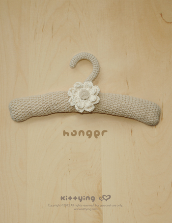 Khaki Hanger Crochet PATTERN, SYMBOL DIAGRAM (pdf) by kittying