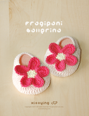 Frangipani Ballerina Crochet PATTERN, Chart & Written Pattern by kittying
