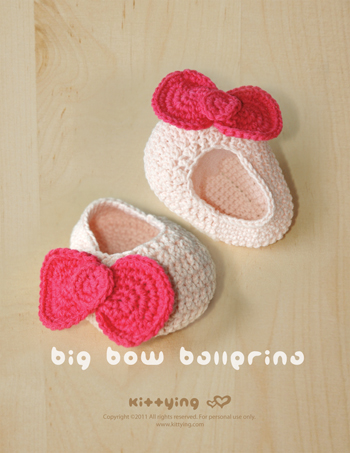 Big Bow Ballerina Crochet Pattern, Symbol Diagram (pdf) By Kittying