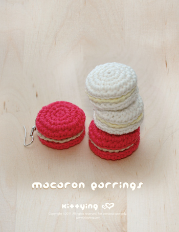 Macarons Earrings PATTERN, SYMBOL DIAGRAM (pdf)
