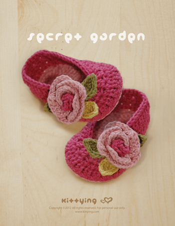 Secret Garden Ballerina Crochet PATTERN, PDF - Chart & Written Pattern by kittying