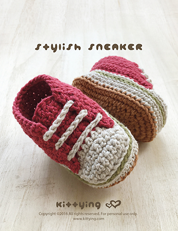 Crochet Baby Pattern Stylish Baby Sneakers Crochet Patterns Baby Shoes Crochet Booties Crochet Pattern Newborn Sneakers Newborn Shoes Red