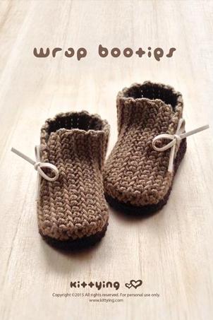 Crochet Pattern Wrap Baby Booties Preemie Boots Newborn Shoes Crochet Pattern, Pdf - Chart &amp;amp; Written Pattern