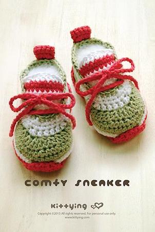 Crochet Baby Pattern Comfy Baby Sneakers Crochet Baby Shoes Crochet Booties Crochet Pattern Newborn Sneakers Newborn Shoes Baby Booties Crochet