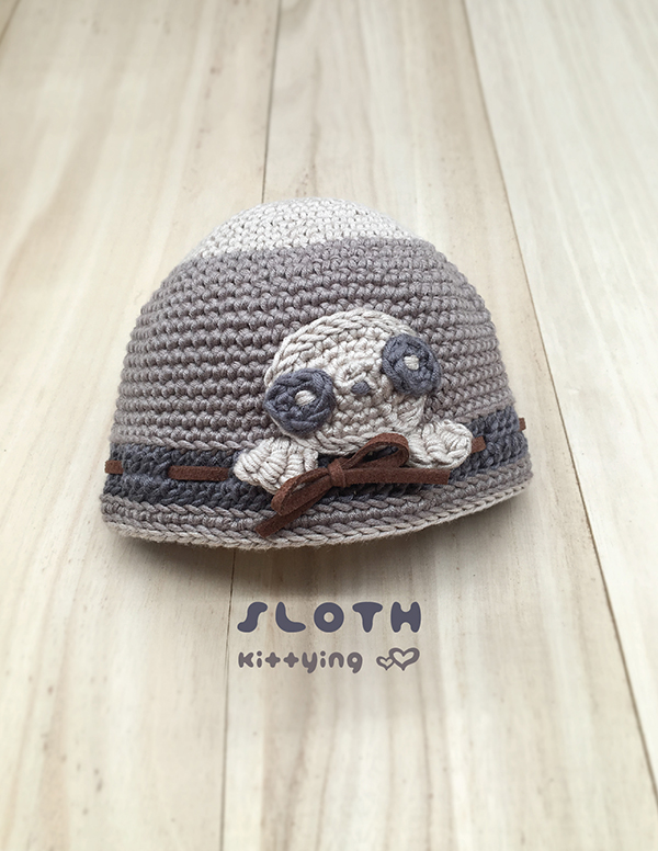 Crochet Pattern Sloth Beanie - Sloth Crochet Patterns - Sloth Beanie ...